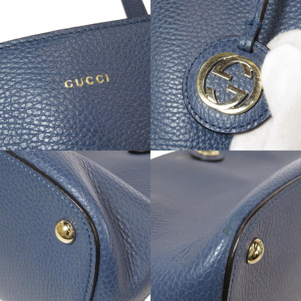 Gucci Logo Calfskin Tote Bag - Picture 9 of 11